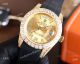Replica Rolex Day-Date Diamond Gold Bezel Black Face 40MM Watch (5)_th.JPG